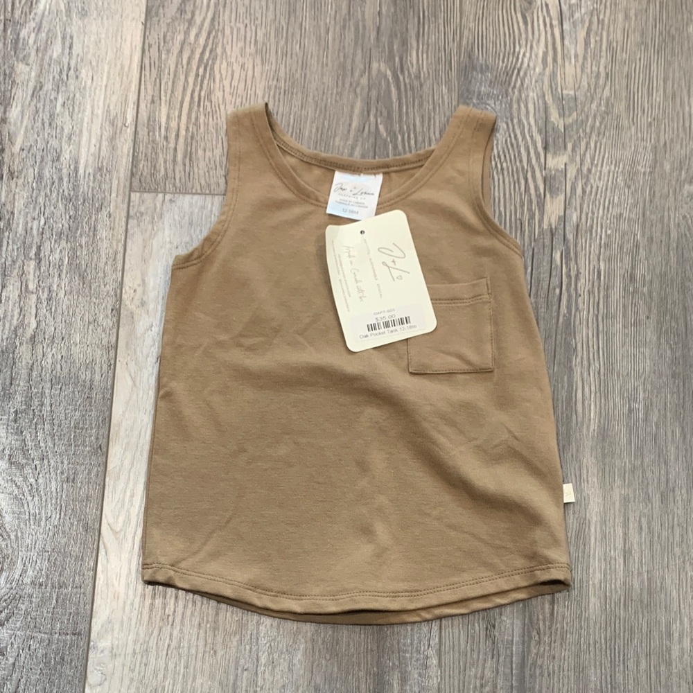 Jax‎ & Lennon Oak Pocket Tank